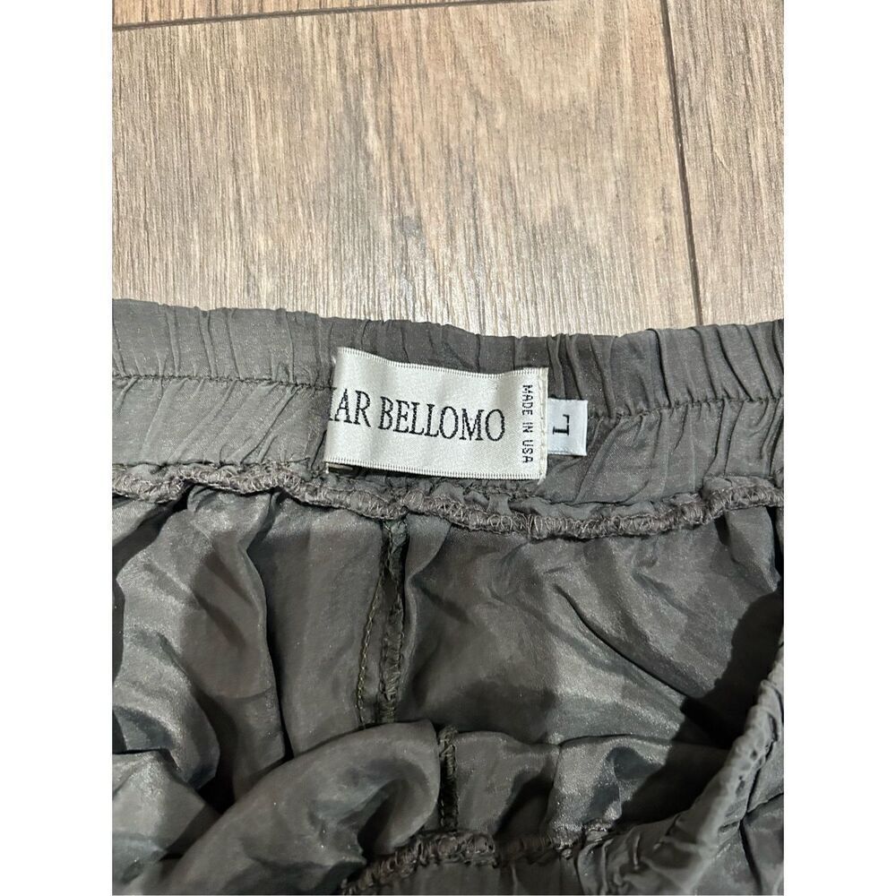 Tiar Bellomo Womens Elastic Waistband Long Silk pants
